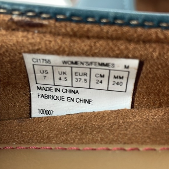 Cobb Hill Adaline Blue Leather Pumps 7 - Picture 7 of 7